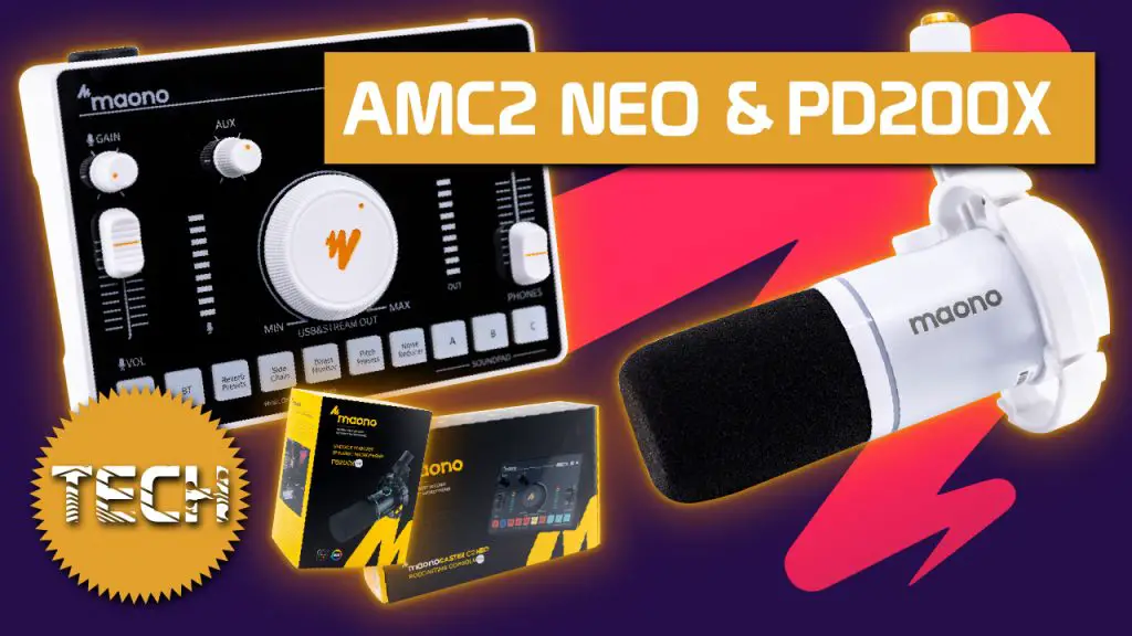 Maono AMC2 NEO Podcaster & PD200X Mic Review – Content Creation Ninjas Maono PD200X and Maono AMC2 Podcaster Review 1 01